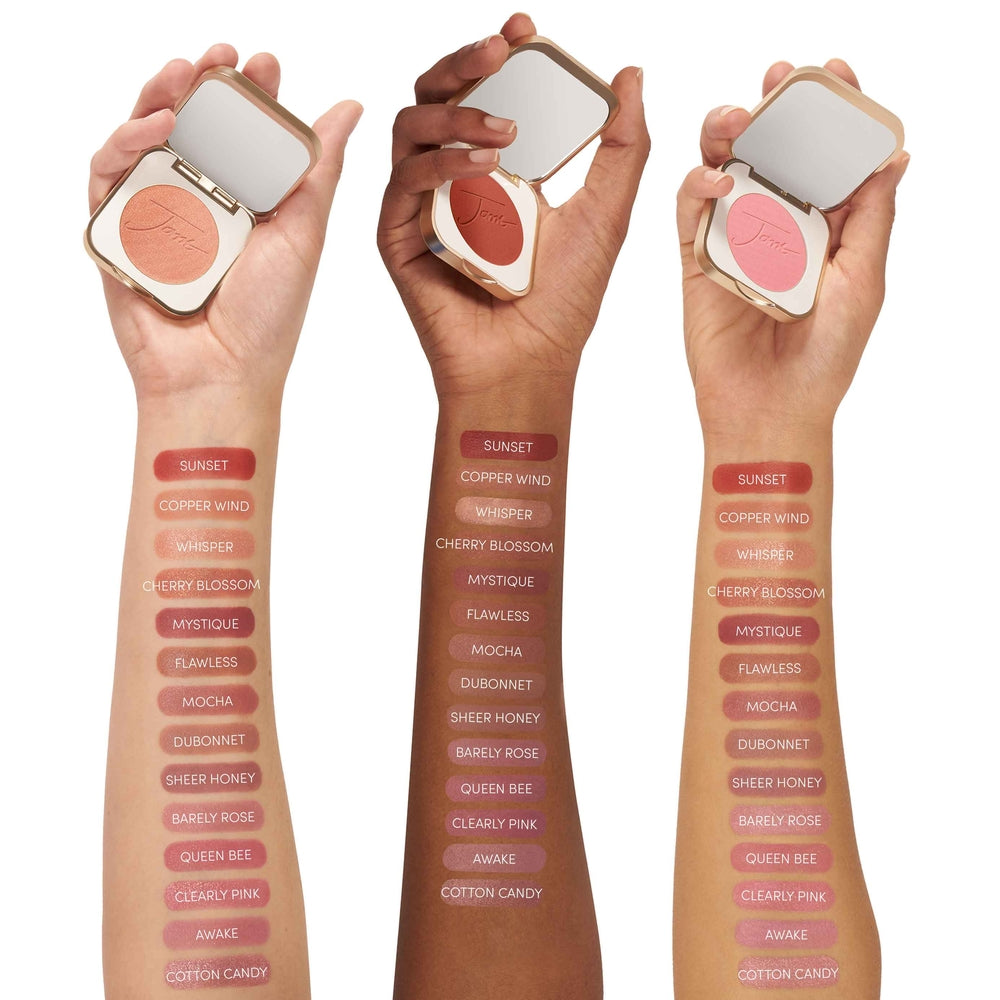 jane iredale PurePressed Blush Awake armswatches