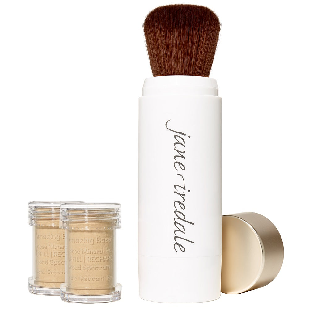 Amazing Base Loose Mineral Powder refillable Brush radiant kost